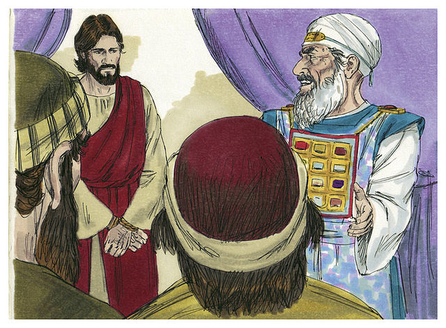 Trial before Caiphas